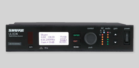 ULXD4 SHURE 美国单通道数字无线接收机